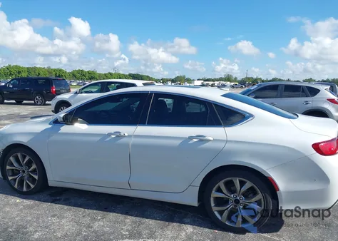 2015 Chrysler 200 C from USA, damaged, VIN 1C3CCCEG6FN648583